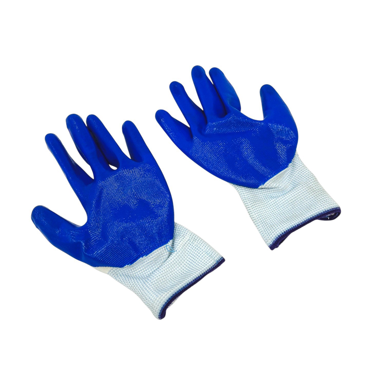 Guante de plástico azul