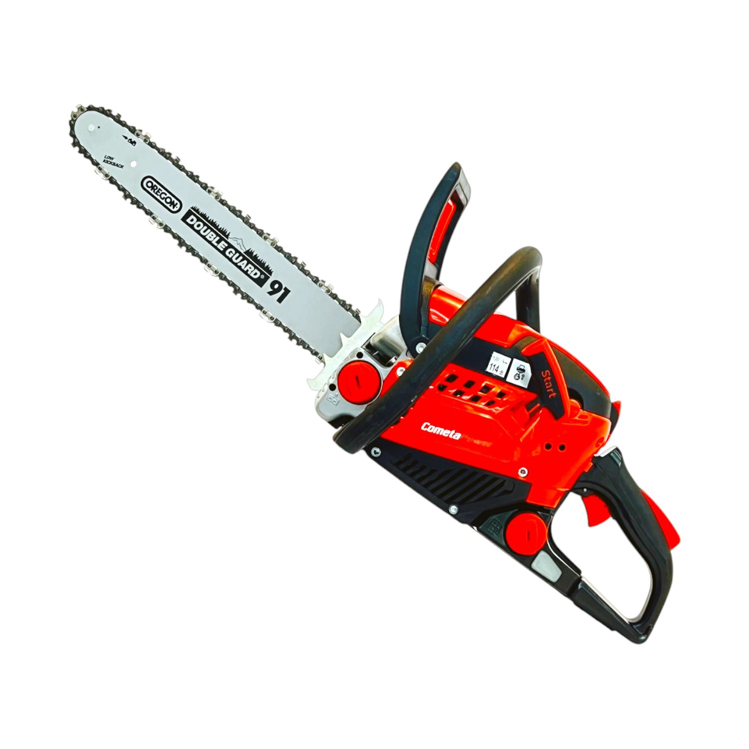 Motosierra COMETA monocilíndrico de refrigeración por aire, dos tiempos, cilindrada:  41,4CC