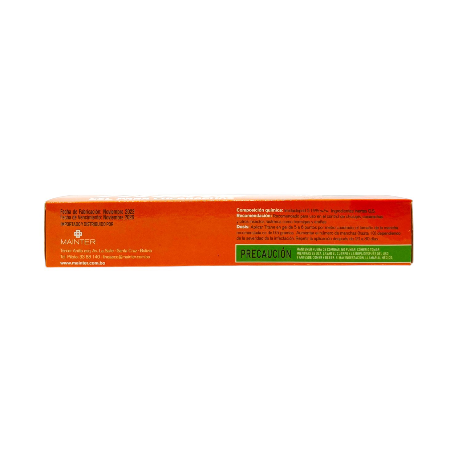 Titane Gel Para Cucarachas ( C x 120 x 10 gr )