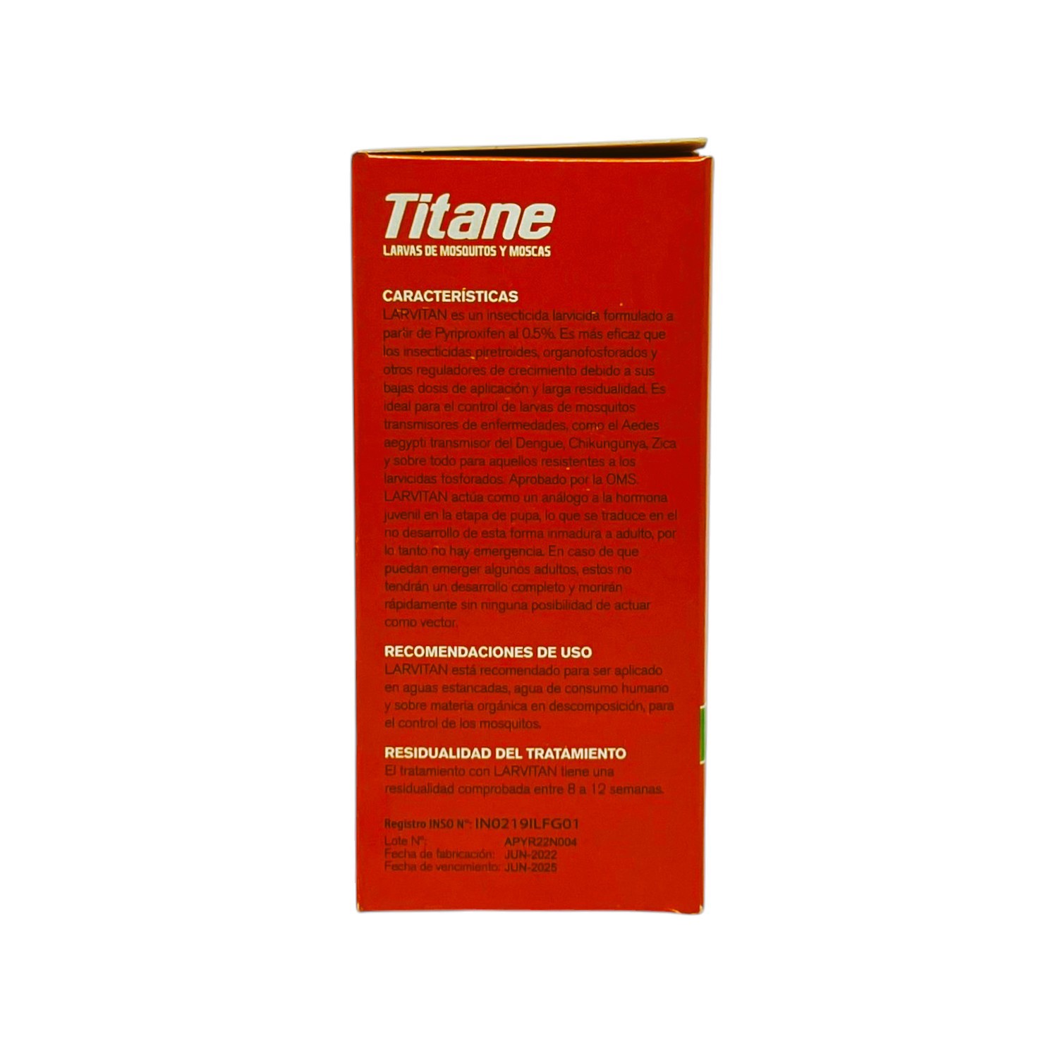 Titane Larvas para mosquitos y moscas 0,5% ( C x 10 x 10 gr )